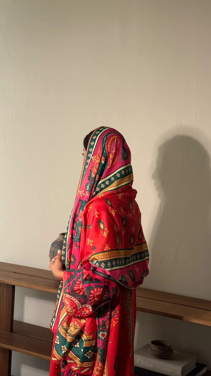 مجموعة عبق - اللبسة اورجنزا مع شيلة ويل - 2