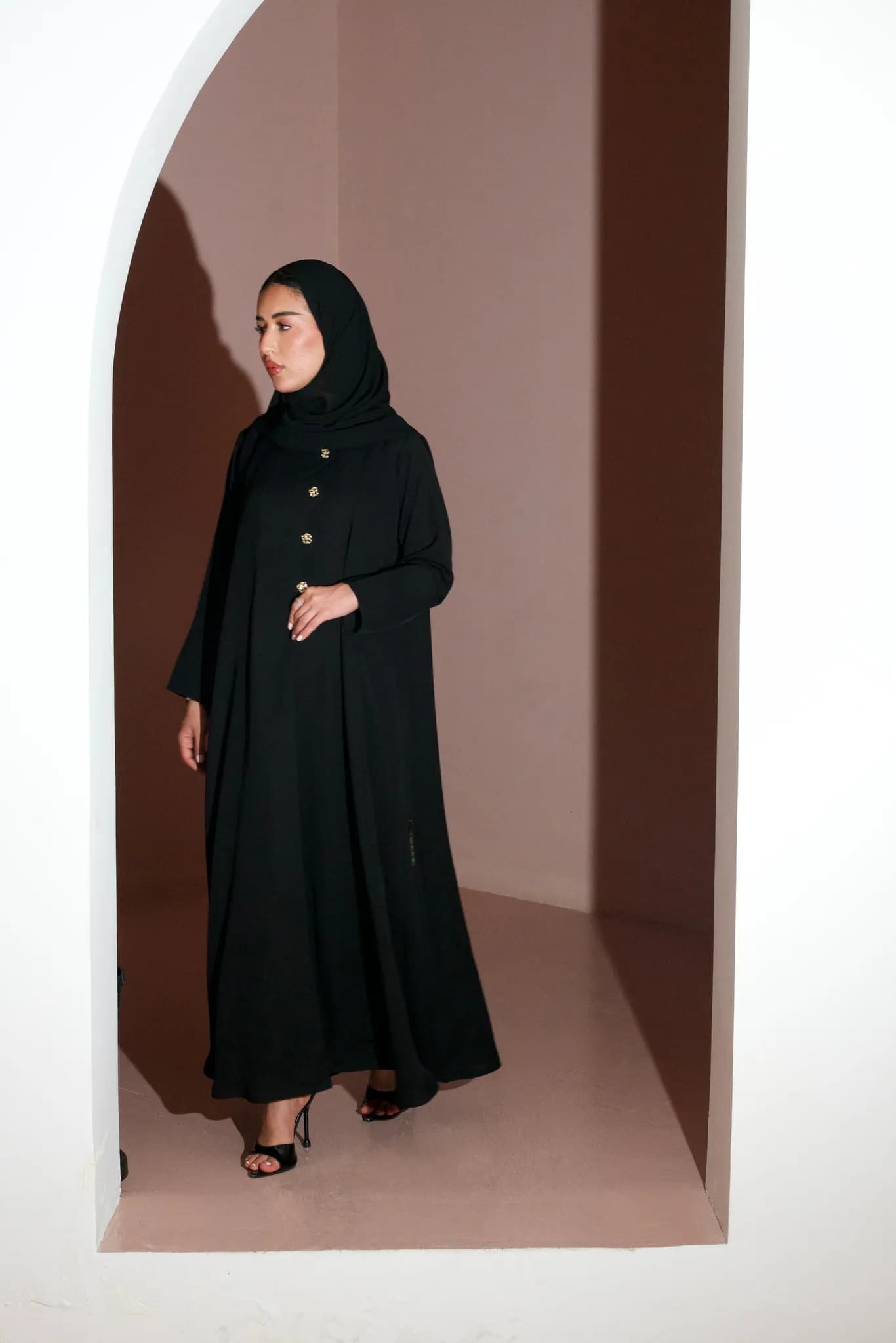 عباية بقصة ازرار(M661) - 3